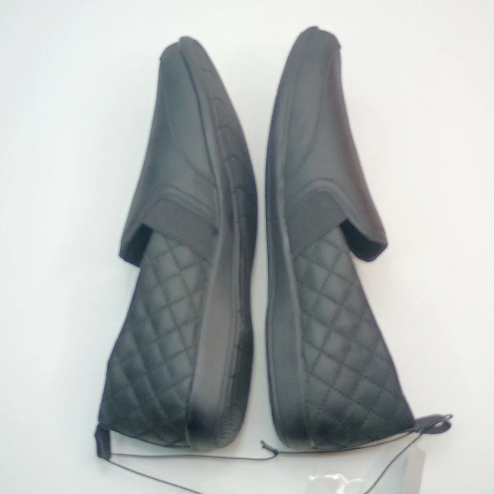 J Sport Lisa Slip On Women Size 10 Black Quilted Memory Foam S5LSA01